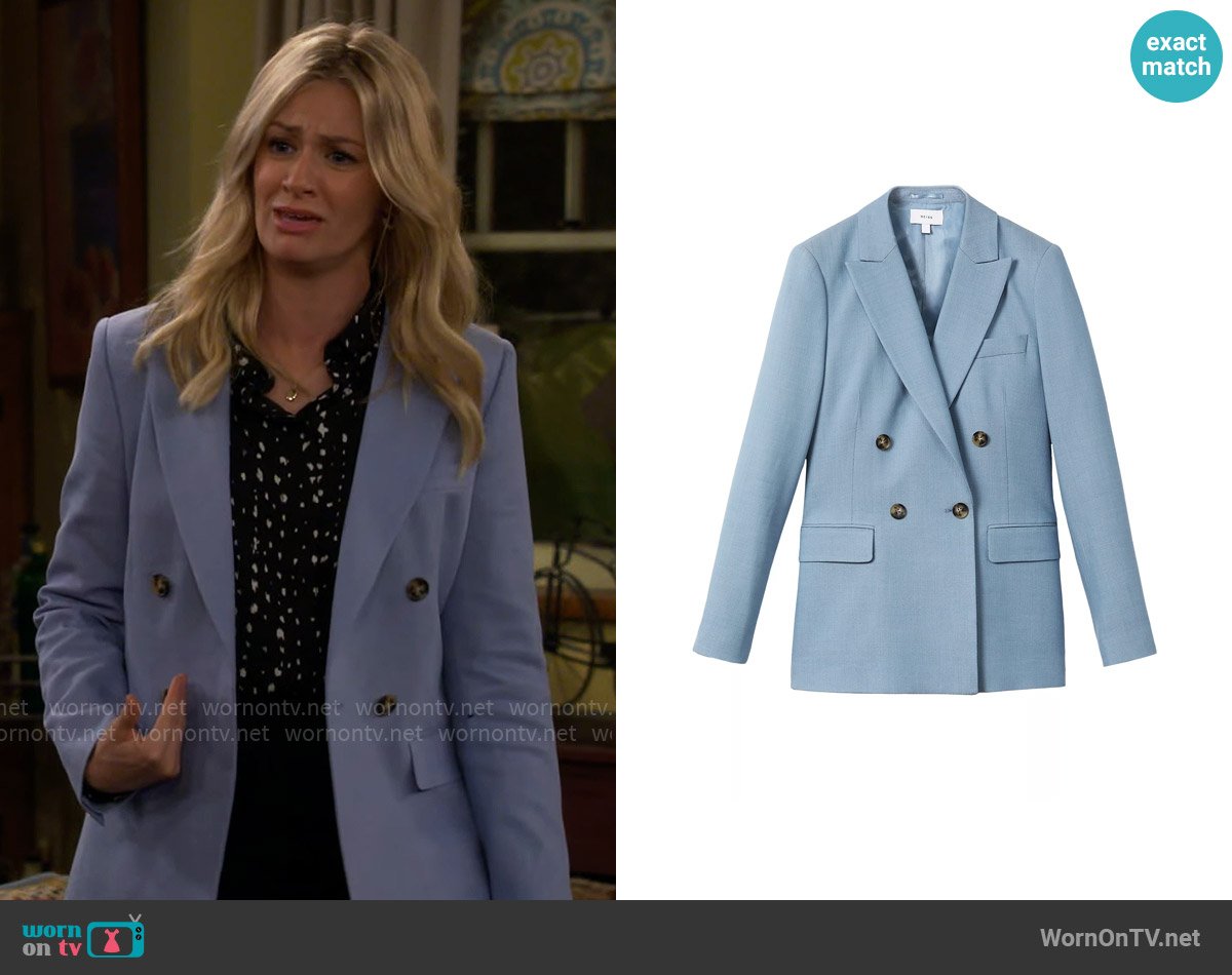 Gemma’s blue blazer on The Neighborhood