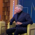 Sam Champion’s black sneakers on Good Morning America