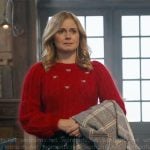 Sam’s red sweater with bows on Ghosts