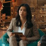 Sarah’s plaid blazer on Matlock