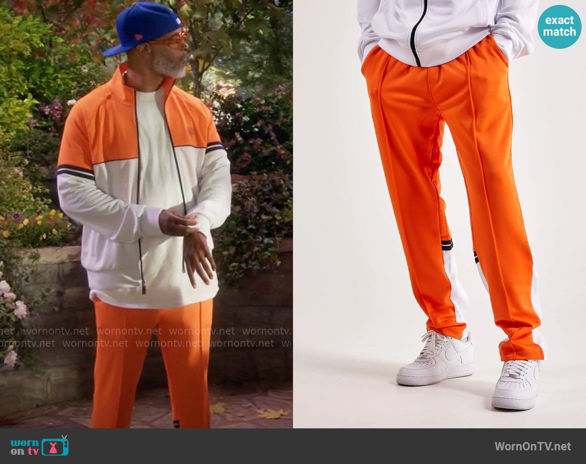 Sergio Tacchini Orion Pants in Dragon Fire worn by Poppa (Damon Wayans) on Poppas House