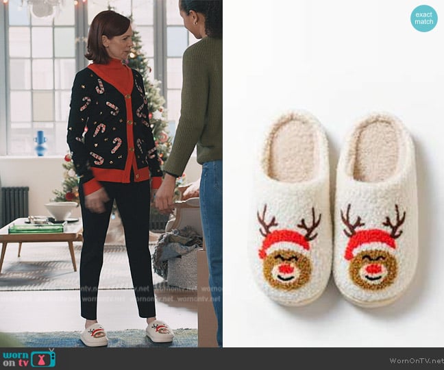 Shein Plush Slippers worn by Elsbeth Tascioni (Carrie Preston) on Elsbeth