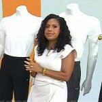 Sheinelle’s ivory twisted waist dress on Today