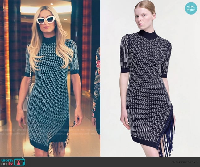 Simkhai Orla Dress worn by Paris Hilton on Paris and Nicole The Encore