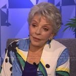 Susan Seaforth Hayes’ printed kimono on Access Hollywood