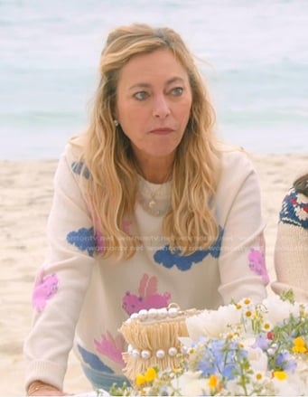 Sutton’s pig print sweater on The Real Housewives of Beverly Hills