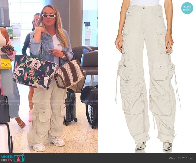 The Attico Fern Long Pant worn by Heather Gay on The Real Housewives of Salt Lake City