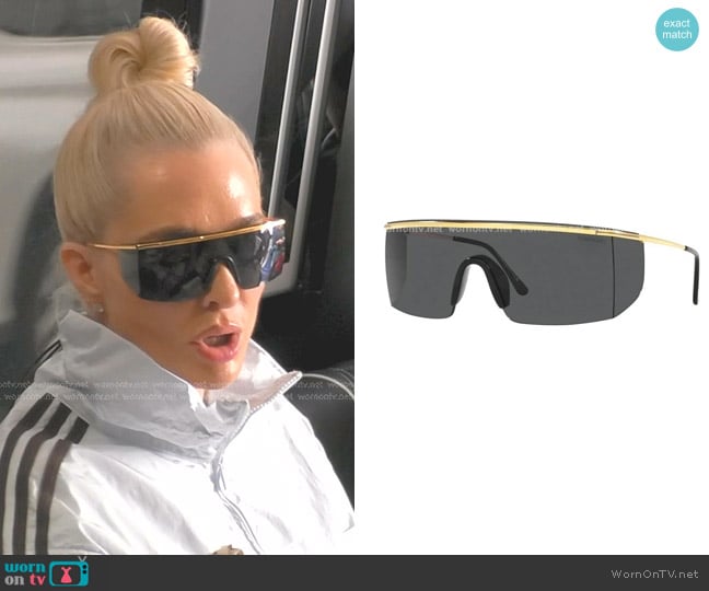 Tom Ford Sunglasses FT0980 in Gold worn by Erika Jayne on The Real Housewives of Beverly Hills