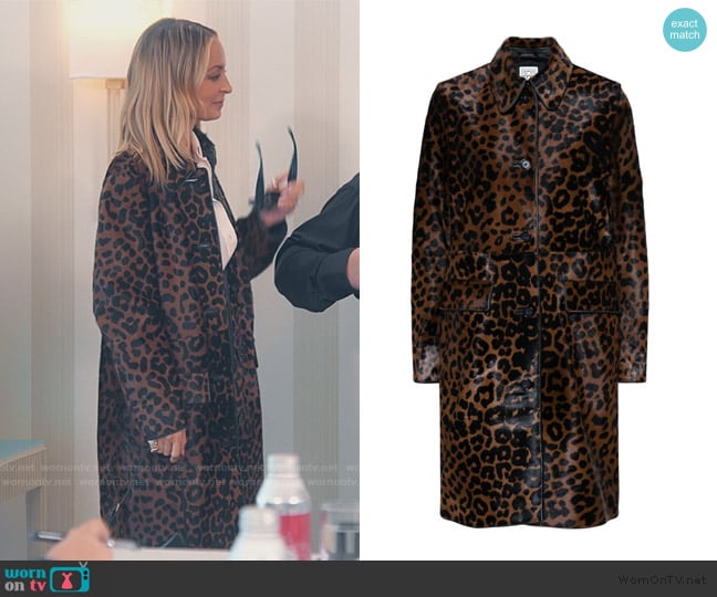 Nicole’s leopard print coat on The Encore