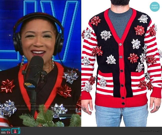 Deja Vu’s ugly Christmas sweater on Live with Kelly