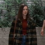 Willow’s plaid coat on General Hospital