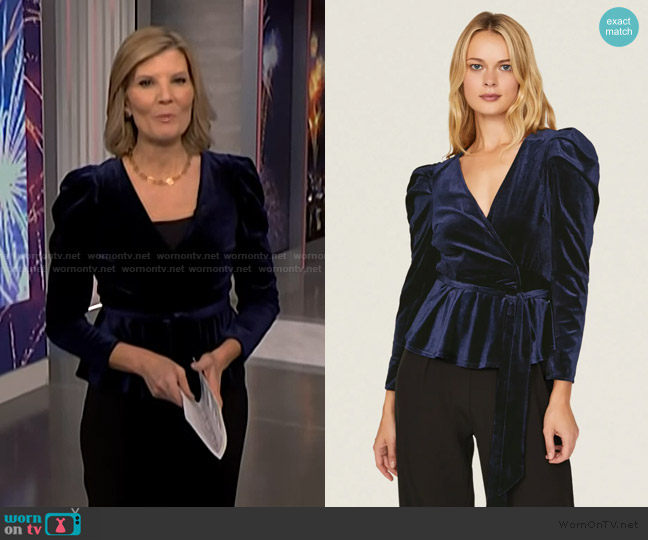 Yumi Kim Kathy Top worn by Kate Snow on NBC News Daily