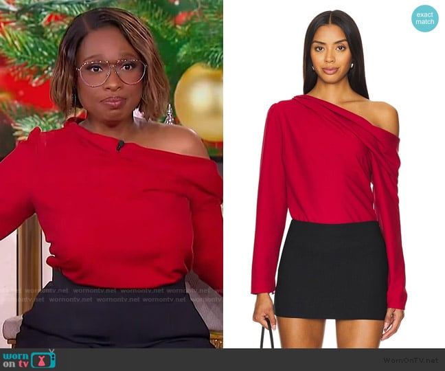 Yumi Kim Nikola Top worn by Jennifer Hudson on The Jennifer Hudson Show