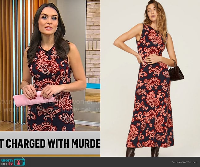 Yumi Kim Zelda Dress worn by Lilia Luciano on CBS Mornings