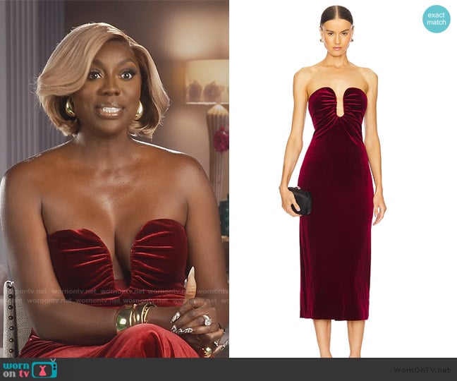 ASTR the Label  Arista Dress worn by Wendy Osefo on The Real Housewives of Potomac