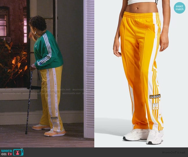 Adidas Adibreak Pants worn by Lucretia Turner (Wanda Sykes) on The Upshaws