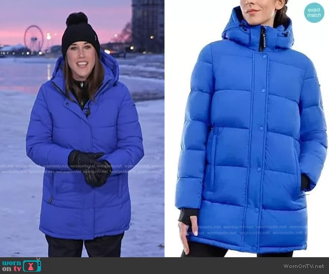 BCBGeneraion Hooded Puffer Coat worn by Maggie Vespa on Today