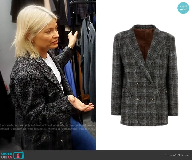 Blaze Milano Long-sleeved Suit coat worn by Kate Young on Today