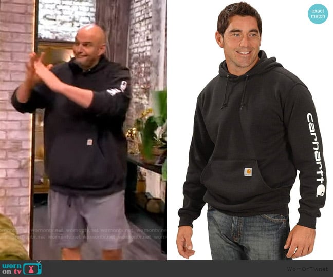 Carhartt Signature Sleeve Logo Hooded Sweatshirt worn by John Fetterman on The View