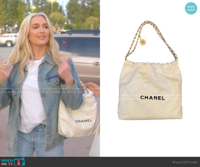 Chanel Chanel 22 Quilted Calfskin Bag worn by Erika Jayne on The Real Housewives of Beverly Hills