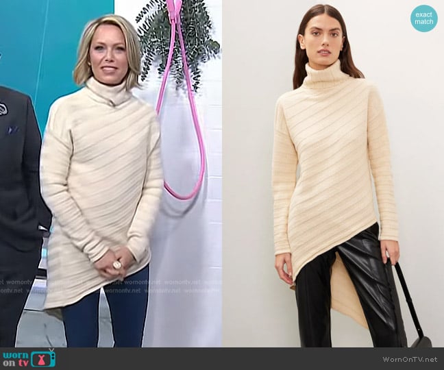  Esteban Cortazar Collective Asymmetric Sweater worn by Dylan Dreyer on Today