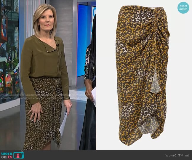 Kate’s leopard skirt on NBC News Daily