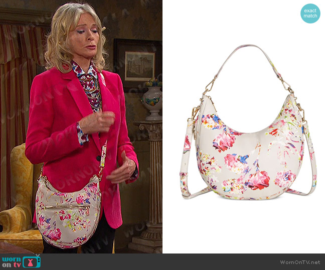 I.N.C. International Concepts Kolleene Medium Crossbody worn by Hattie Adams (Deidre Hall) on Days of our Lives