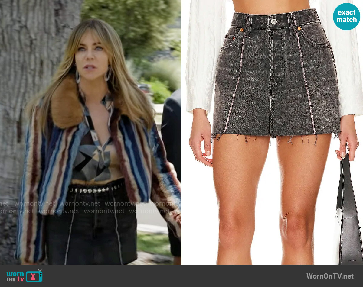 Levis Recrafted Icon Skirt worn by Morgan Gillory (Kaitlin Olson) on High Potential