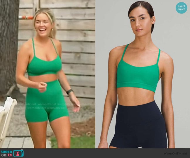 Lululemon Flow Y Nulu Bra worn by Salley Carson on Southern Charm