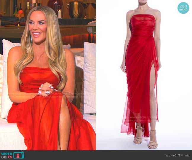 Maria Lucia Hohan Bryony Dress worn by Heather Gay on The Real Housewives of Salt Lake City