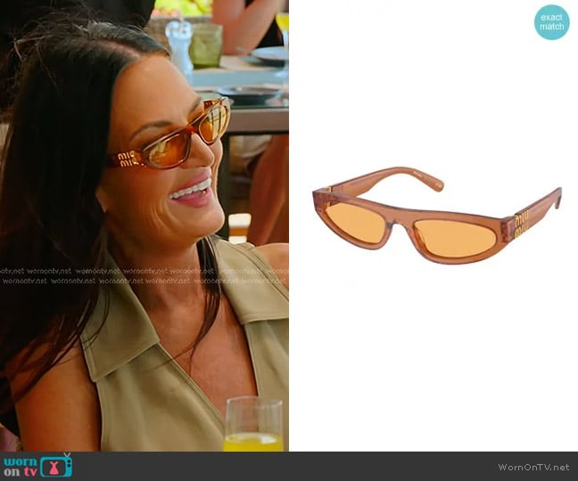 Lisa’s orange sunglasses on RHOSLC