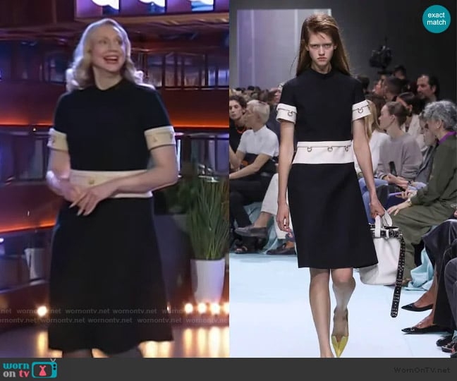 Prada 2025 Spring Summer Collection worn by Gwendoline Christie on The Kelly Clarkson Show