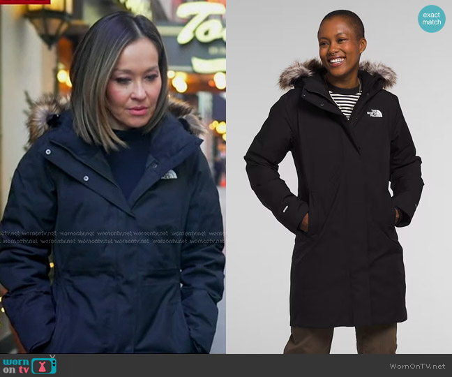 The North Face Arctic Insulated Parka worn by Eva Pilgrim on Good Morning America