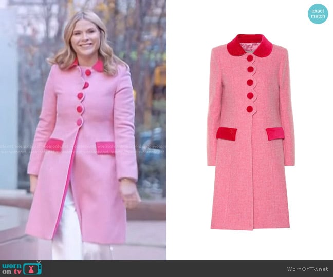 Marc Jacobs The Sunday Best Coat worn by Jenna Bush Hager on Today