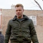 Adam’s fleece collar jacket on Chicago PD