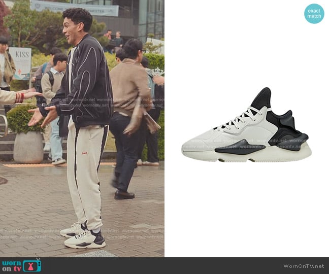 Adidas Y-3 Kaiwa Sneakers worn by Quincy Shabazian (Anthony Keyvan) on XO Kitty