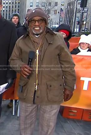 Al Roker’s brown jacket on Today