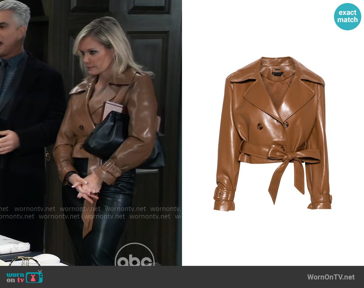 Alice + Olivia Keith Jacket worn by Ava Jerome (Maura West) on General Hospital