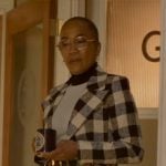 Amanda’s checked blazer on Will Trent
