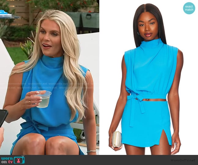 Amanda Uprichard Justin Top worn by Madison LeCroy on Southern Charm