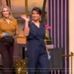 Ana’s navy jumpsuit on The View