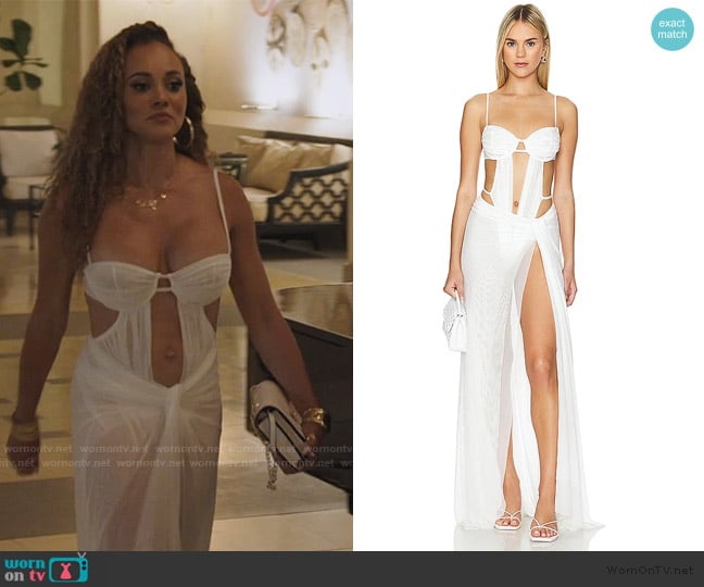 Bananhot Leonie Dress worn by Ashley Darby on The Real Housewives of Potomac