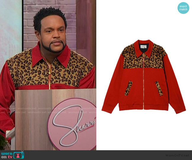 The Bogey Boys Leopard Jacket worn by Jawn Murray on Sherri