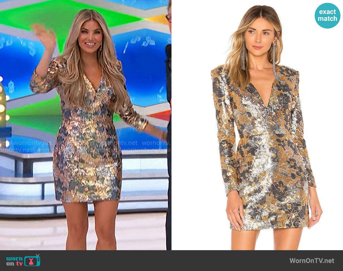 Bronx and Banco Xena Dress worn by Amber Lancaster on The Price is Right