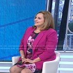 Dr. Carol Ash’s floral dress and pink blazer on Today