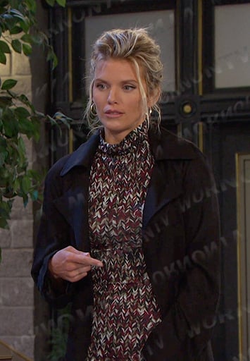 Cat's knit sweater dress on Days of our Lives