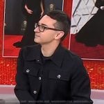 Christian Siriano’s black jacket on Today