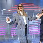 Ciara’s gray pinstripe blazer and pants on Today