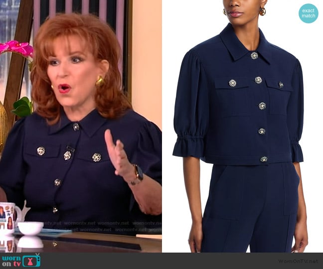 Cinq a Sept Julieta Cropped Jacket worn by Joy Behar on The View