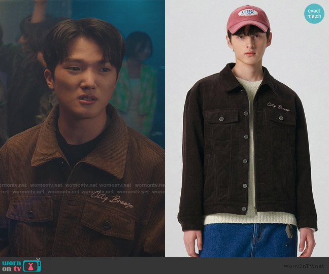 City Breeze Corduroy Trucker Jacket worn by Dae Heon Kim (Choi Min-yeong) on XO Kitty